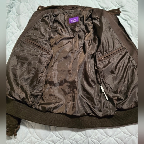 ZARA Man Brown Leather jacket size M - Picture 4 of 4